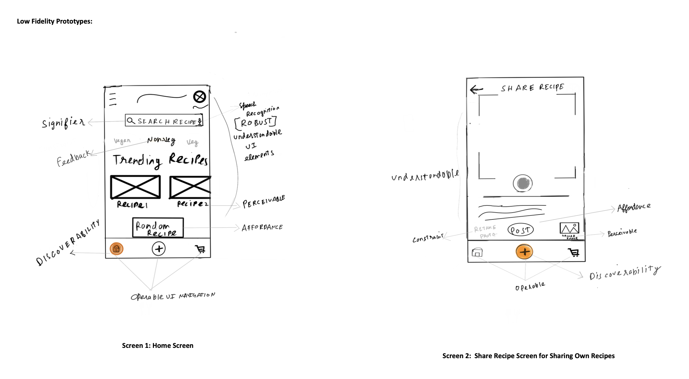 Low Fidelity Prototype Image