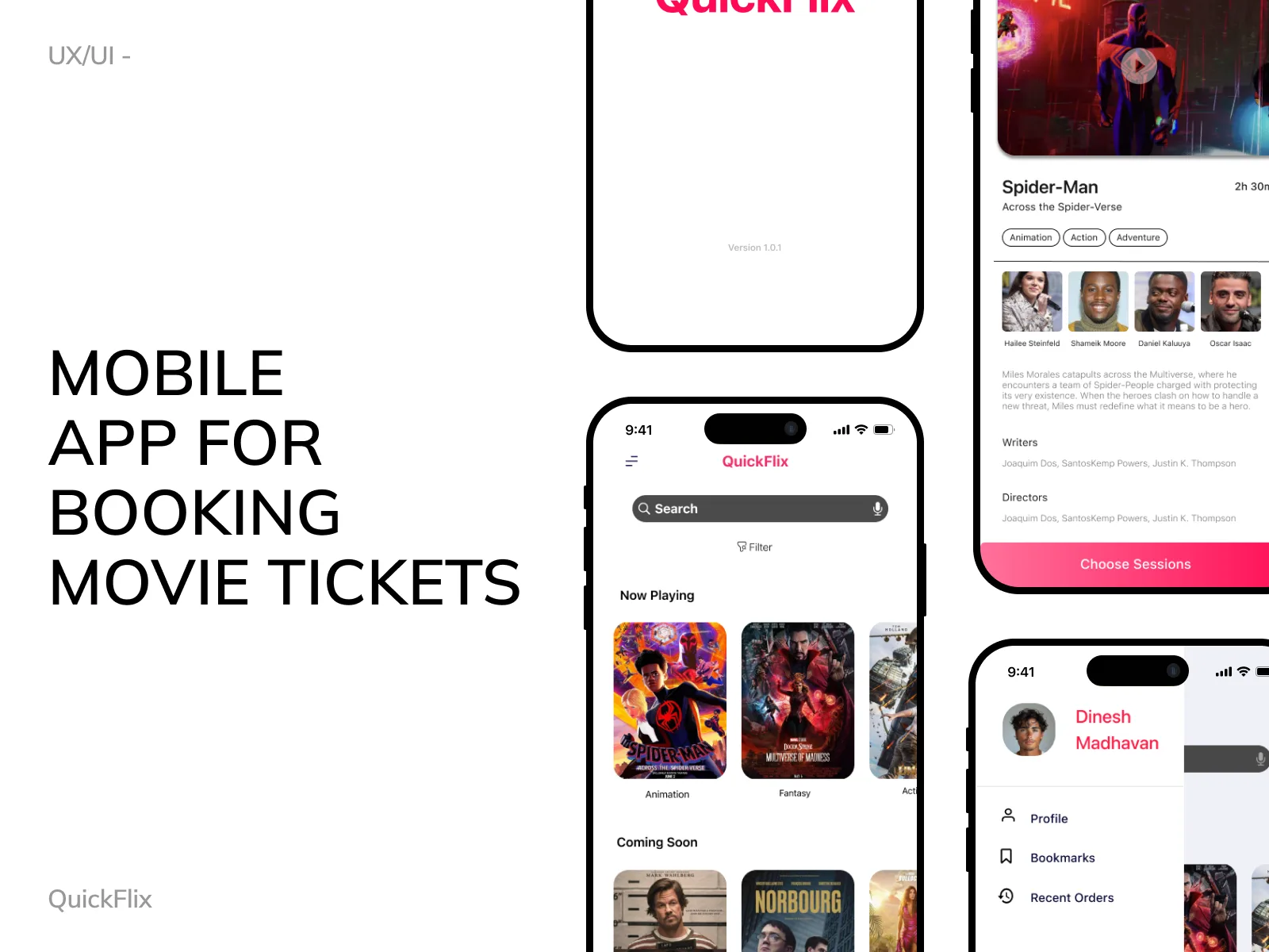 QuickFlix concept cover